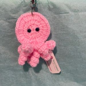 Sweet octopus 🐙 keychain. Handcrafted with love ❤️